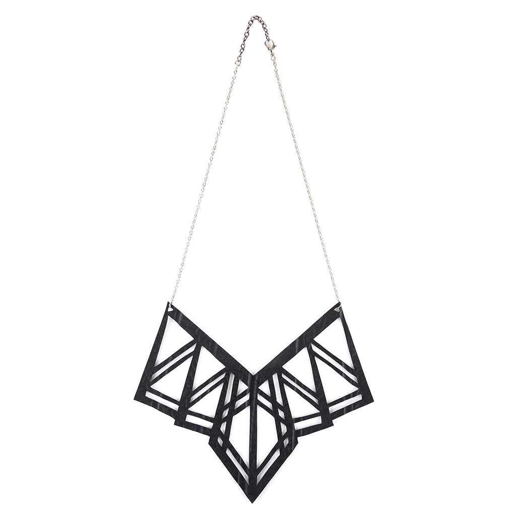 Kite Inner Tube Necklace by Paguro Upcycle