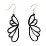 Pendientes de mariposa con alas recicladas