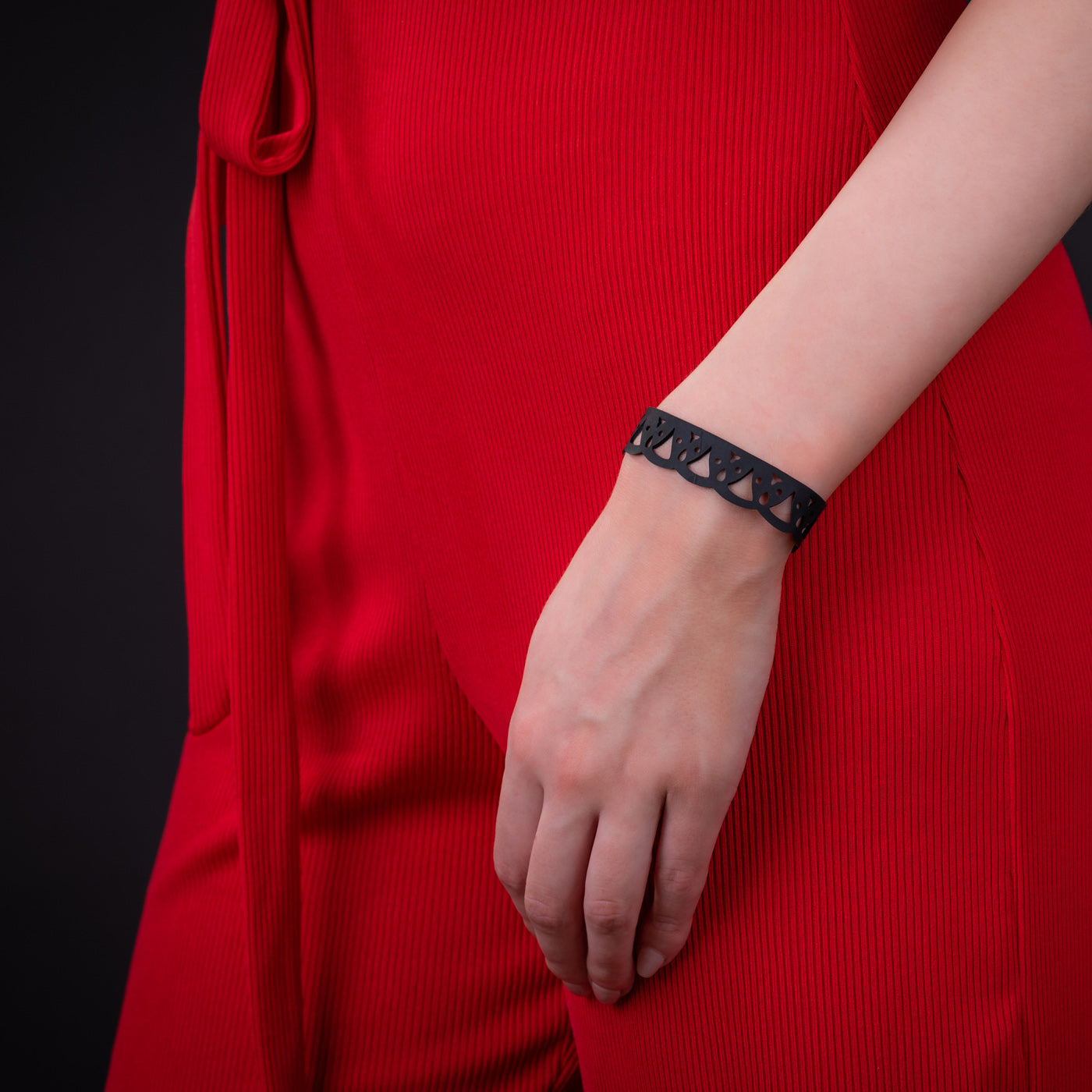 Florence Thin Inner Tube Bracelet by Paguro Upcycle