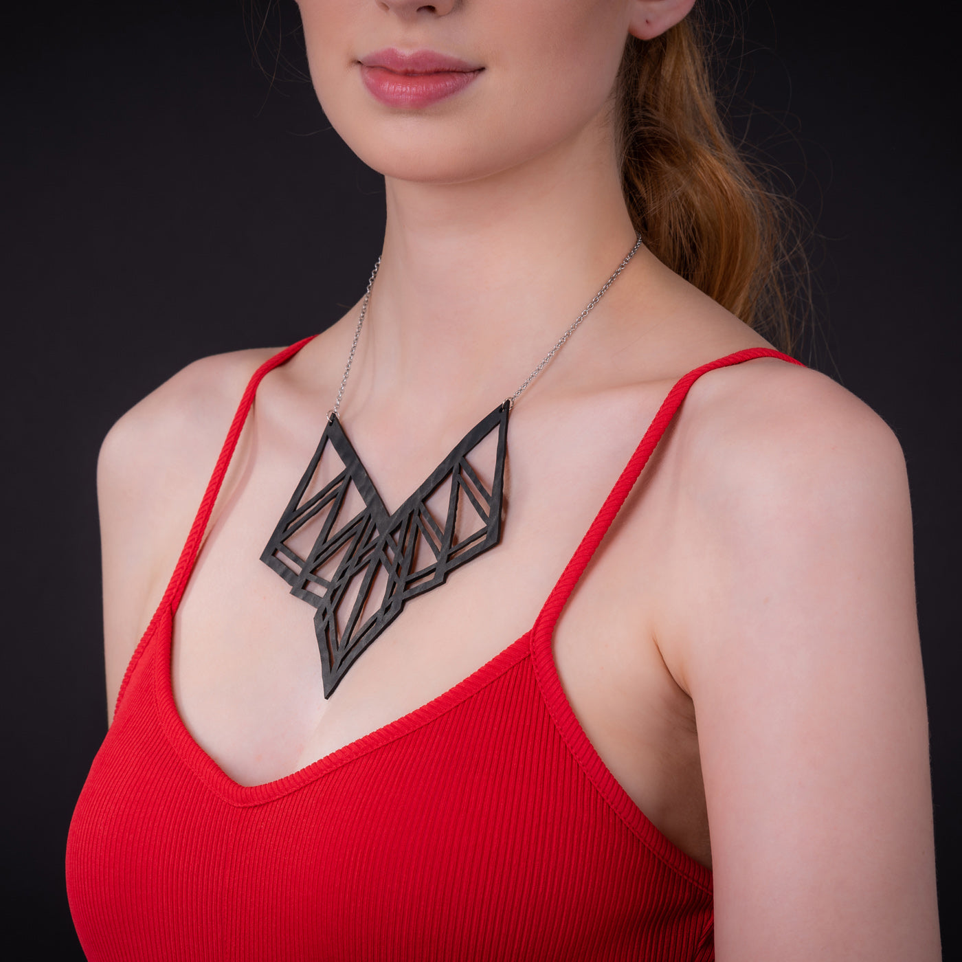 Kite Inner Tube Necklace by Paguro Upcycle