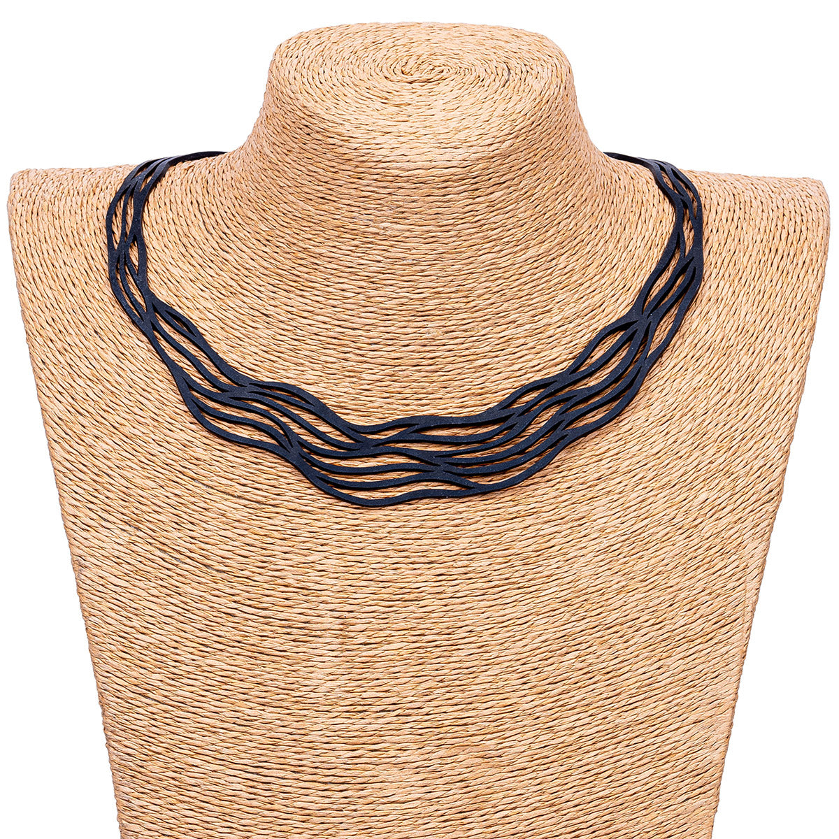 Flow Elegant Recycled Rubber Necklace by Paguro Upcycle