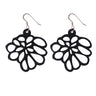 Violet Flower Eco-Friendly Upcycled Earrings by Paguro Upcycle