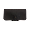 Paguro Upcycle black recycled rubber vegan purse with textured surface and snap closure