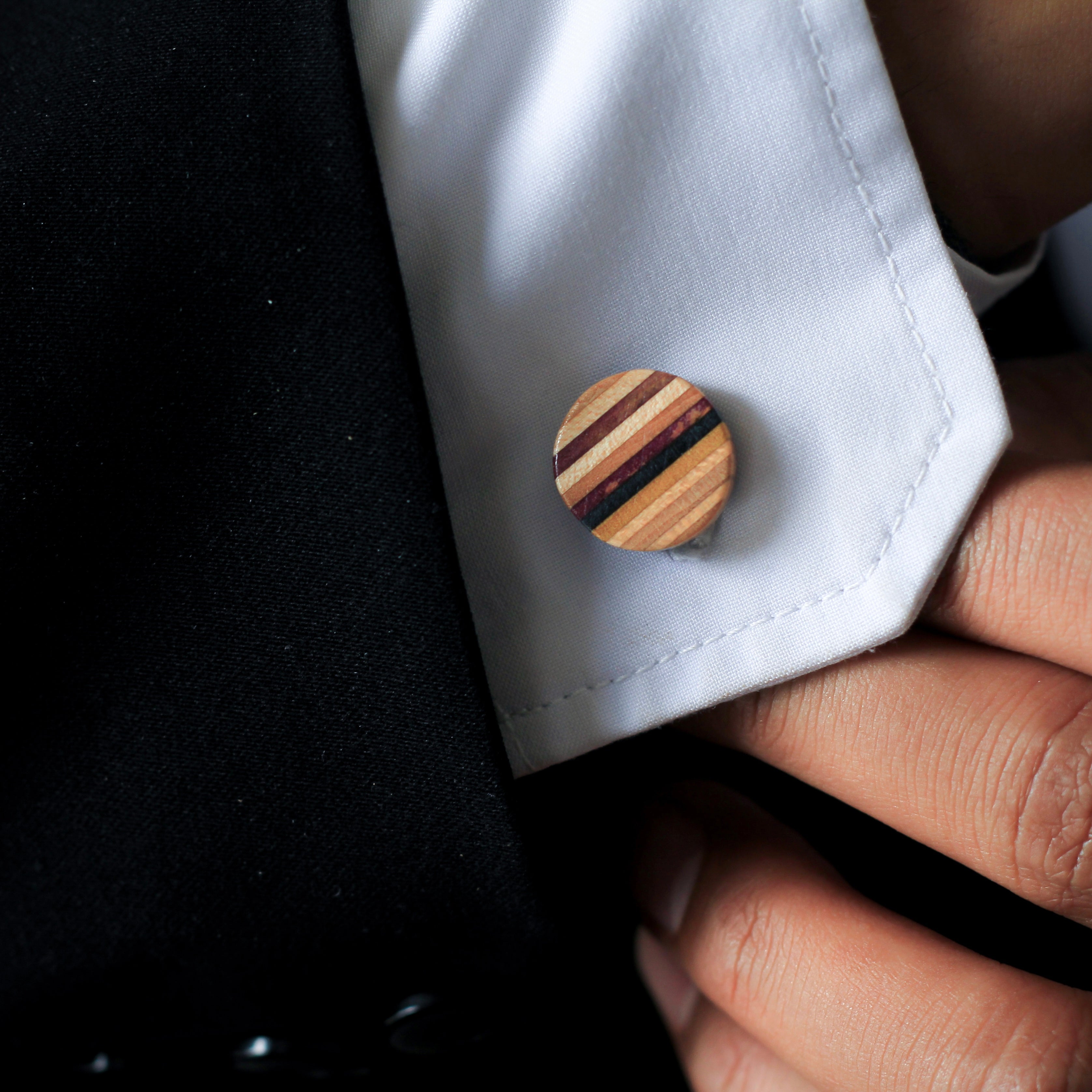 Upcycled Cufflinks