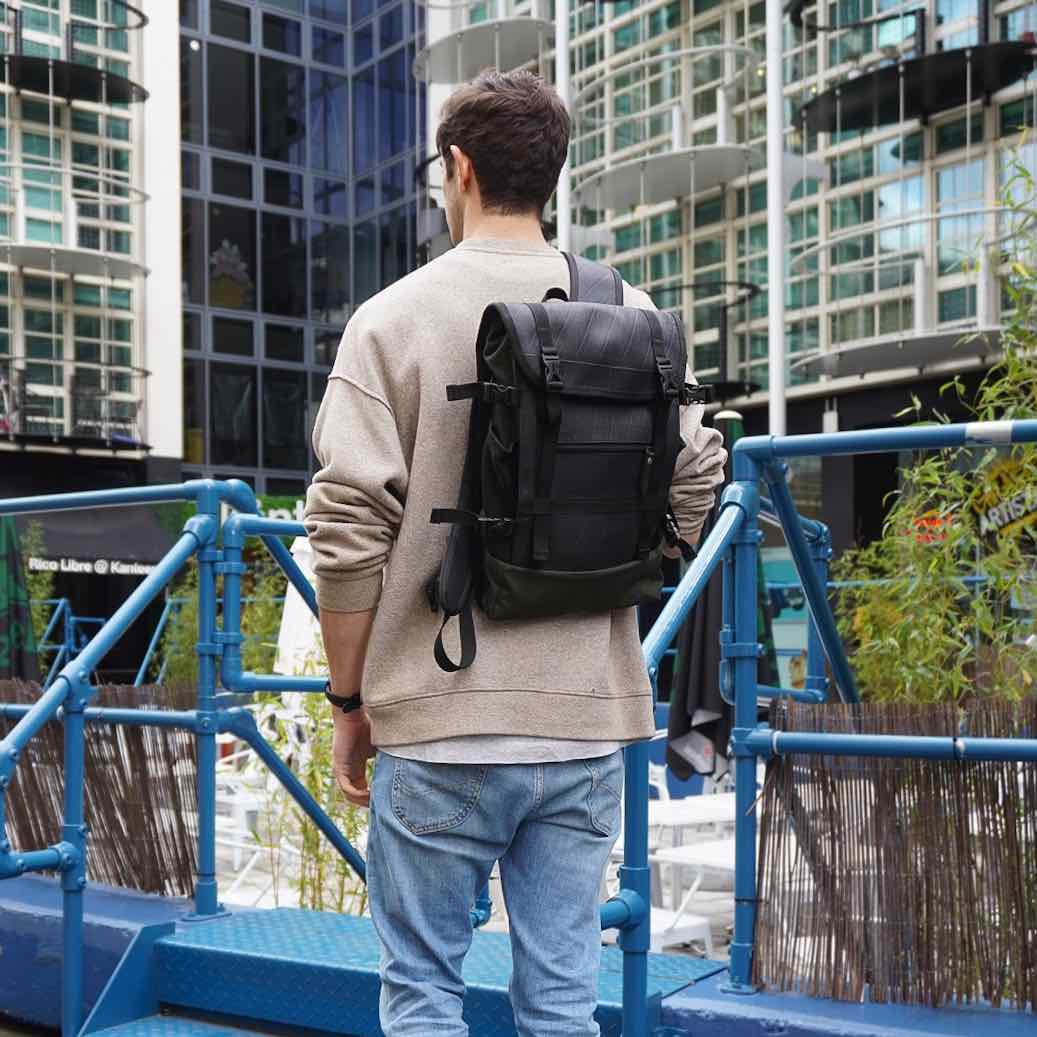 Mochila impermeable Colonel Vegan con compartimento para portátil