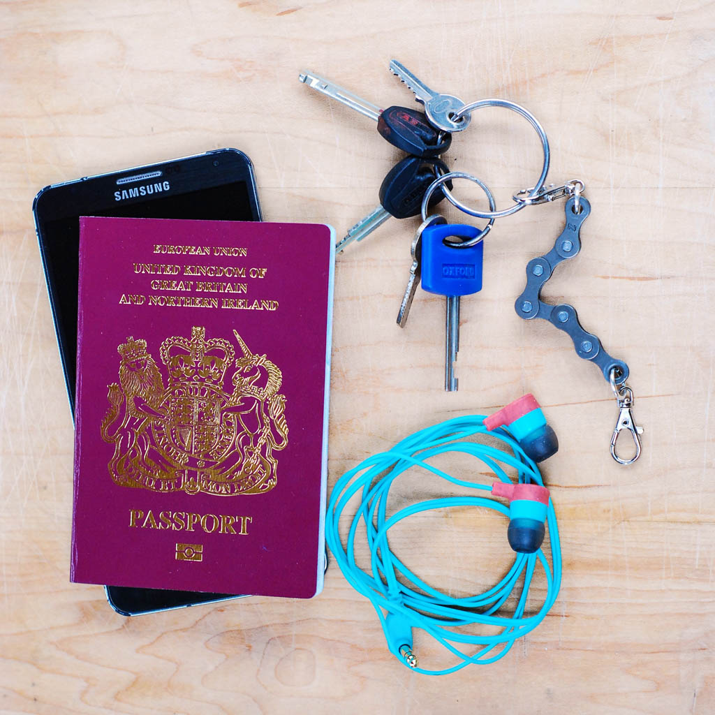 Recycled Bike Chain Vegan Keyring by Paguro Upcycle