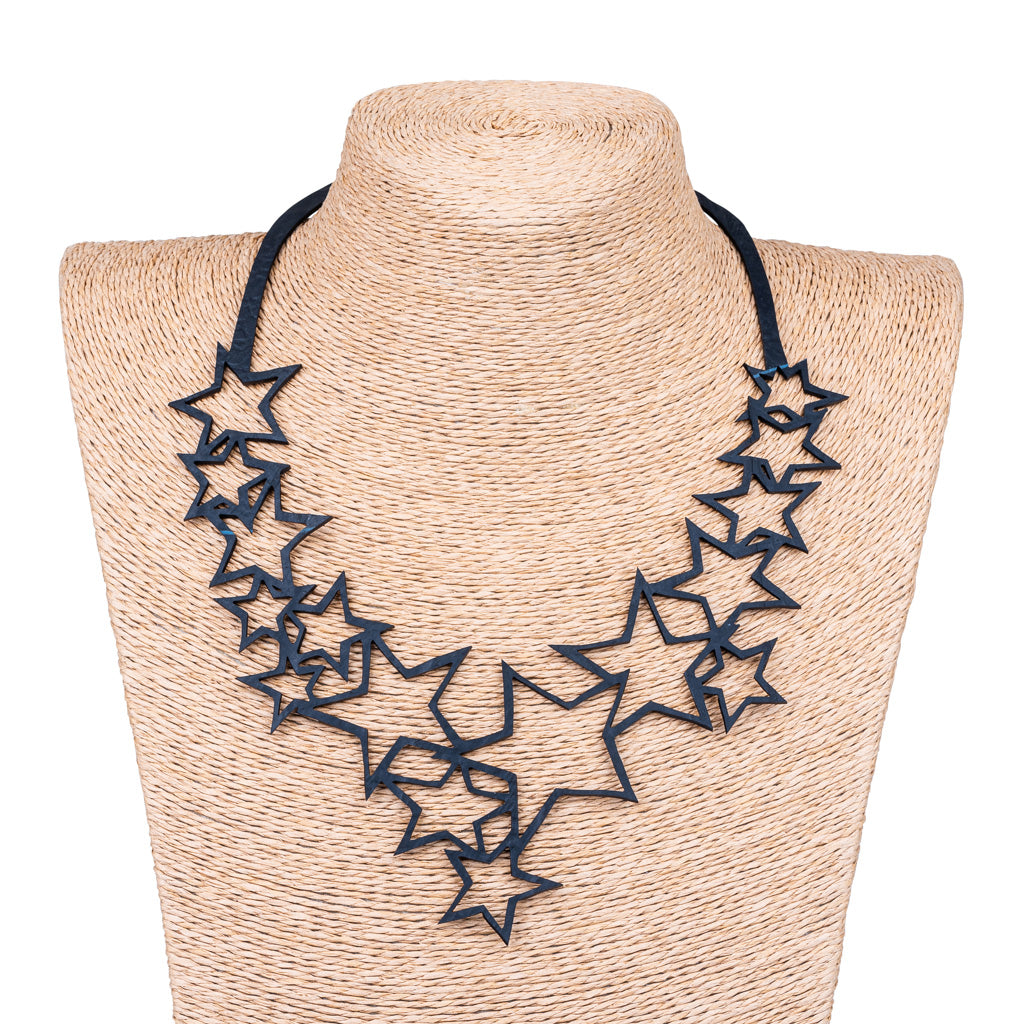 Star Upcycle Inner Tube Necklace by Paguro Upcycle