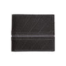 Paguro Upcycle black vegan wallet made from inner tube with textured surface and white stitching
