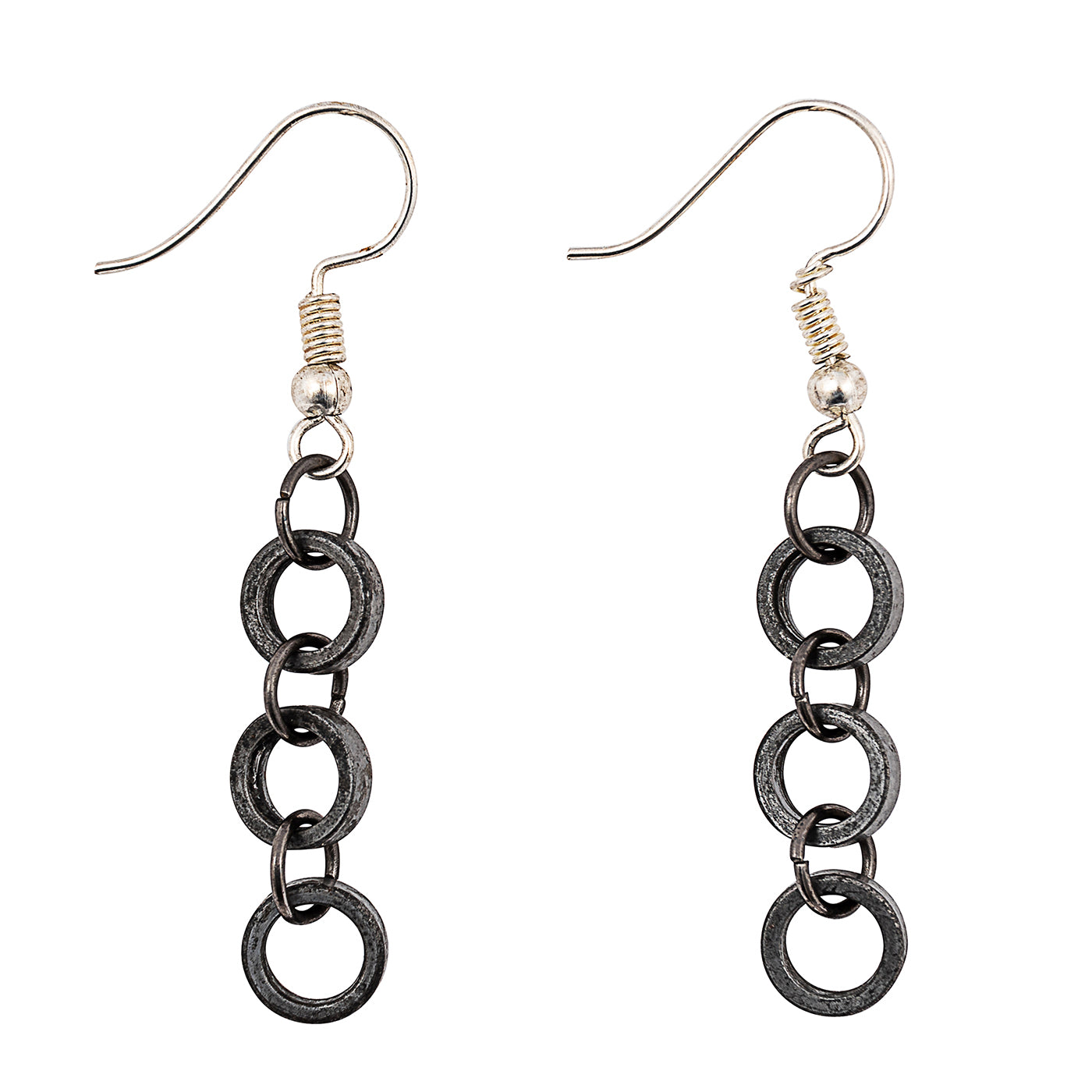 Forger Bicycle Chain Earrings